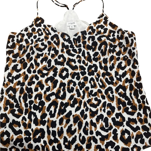 J. Crew Tops - J. Crew Animal Print Strappy Top